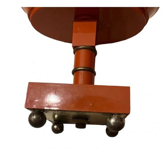 Vintage Red Art Deco Bathroom Soap Dish Holder MCM - Picture 5 of 9